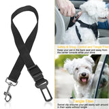 2Pcs Pet Dog Seat Belt Leash Adjustable Pet Dog Cat Safety Leads Harness — safe travel made simple for your pets