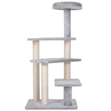 5-Level Revolving Stair Cat Tree Scratcher Climbing Activity Tower with Play Center and Resting Perch