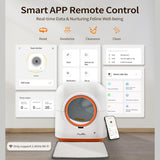 60L Automatic Cat Litter Box, Smart App Control, Deodorizing, Infrared Sensor, Suitable For Multiple Cats — smarter, cleaner living for you and your cats