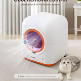 60L Automatic Cat Litter Box, Smart App Control, Deodorizing, Infrared Sensor, Suitable For Multiple Cats — smarter, cleaner living for you and your cats