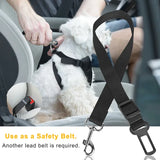 2Pcs Pet Dog Seat Belt Leash Adjustable Pet Dog Cat Safety Leads Harness — safe travel made simple for your pets