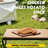 Dog Pet-Shaped Chicken Wrapped In Rawhide Chewy Natural Meat Snack — tasty, long-lasting treat for all breeds