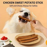 Dog Pet-Shaped Chicken Wrapped In Rawhide Chewy Natural Meat Snack — tasty, long-lasting treat for all breeds