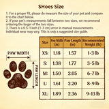 LED Light-Up Anti-Slip Paw Protectors for Small & Medium Dogs
