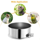 Stainless Steel Dog Bowl Pets Hanging Food Bowl – sturdy, space‑saving, and easy to use
