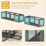 Wooden Cat Tunnel For Outdoor With Combinable Design – Fun, Safe, and Expandable Play Space