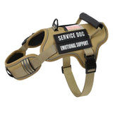 Tactical Service Dog Harness With Handle, No-Pull Adjustable Reflective Pet Vest Harness For Easy Walking And Training — control, comfort, and safety combined