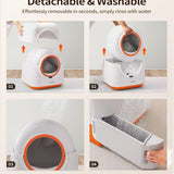 60L Automatic Cat Litter Box, Smart App Control, Deodorizing, Infrared Sensor, Suitable For Multiple Cats — smarter, cleaner living for you and your cats