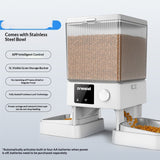 Automatic Cat Feeder With Dual Bowls – smart, scheduled, and stress‑free feeding