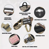 Tactical Service Dog Harness With Handle, No-Pull Adjustable Reflective Pet Vest Harness For Easy Walking And Training — control, comfort, and safety combined