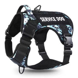 Tactical Pet Chest Service Dog Harness Vest Adjustable Reflective Dog Harness Metal Buckle Hiking Training — built tough for safety and adventure